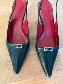 Scarpe donna décollté pelle nera SportMax