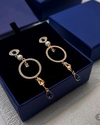 Orecchini Pendenti Swarovski Occhio Greco Fortuna 
