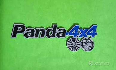 TARGHETTA FIAT PANDA 4x4 141 STEYR PUCH