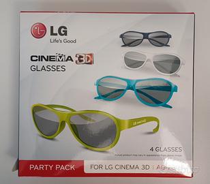 LG Party Pack 4 occhiali Cinema 3D
