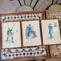 quadri con stampe riproduzioni settecentesche 