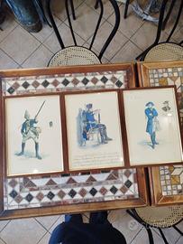 quadri con stampe riproduzioni settecentesche 