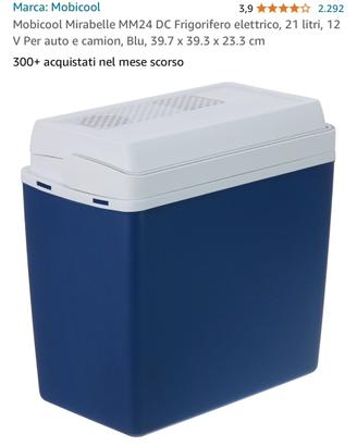 Frigorifero elettrico, 21 litri, 12 V auto camion