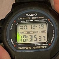 Orologio CASIO LITHIUM DW-280 subacqueo 1996