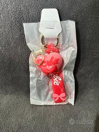 Portachiavi Barbie con cuore nuovo confezionato