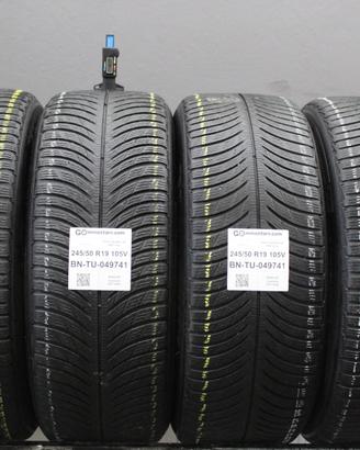 4 Pneumatici 245/50 R19 Michelin Pilot Alpin 5 Zp 