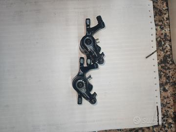 coppia pinze a disco meccaniche MTB 