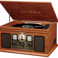 Giradischi con lettore cassette, cd e bluetooth