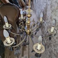 Lampadario con bracci