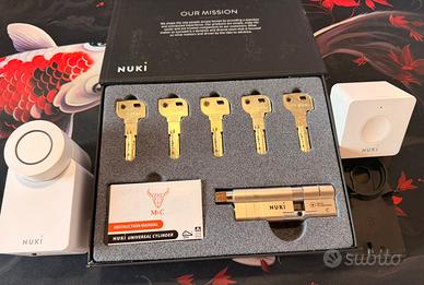 Nuki Smart Lock 3.0 + Bridge + Universal Cylinder