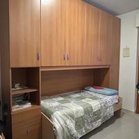 armadio a ponte + letto con materassi  nuovissimo.