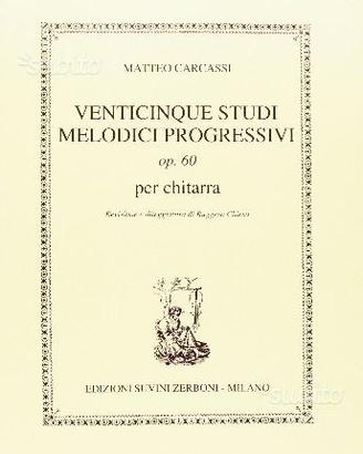Libro musicale "25 Studi Melodici Progressivi"