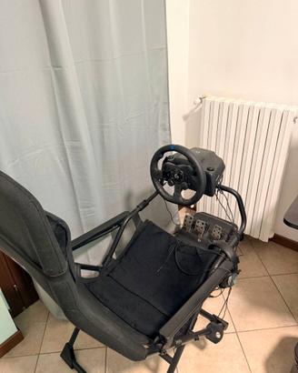Logitech G923 + Sedile GTPLAYER – Sim Racing Set C