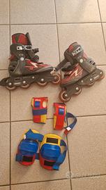Pattini Roller da bambino con protezioni Chicco