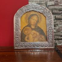 Stampa con cornice in argento