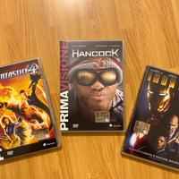 3 DVD film: IRON MAN 1 -HANCOCK- I FANTASTICI 4