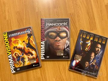 3 DVD film: IRON MAN 1 -HANCOCK- I FANTASTICI 4