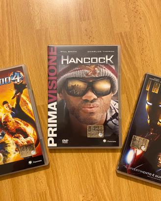 3 DVD film: IRON MAN 1 -HANCOCK- I FANTASTICI 4
