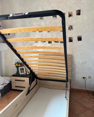 Letto contenitore da una piazza