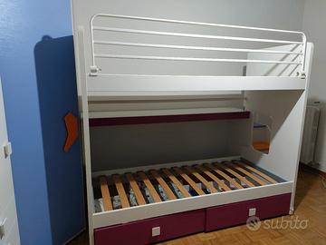 Letto a Castello scorrevole marca ZG.