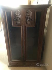 Fuciliera antica in legno di mogano