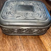 Portagioie vintage placcato argento