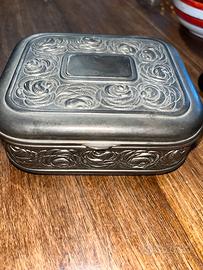 Portagioie vintage placcato argento