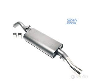 SILENZIATORE DI SCARICO PER VOLKSWAGEN VW GOLF II 