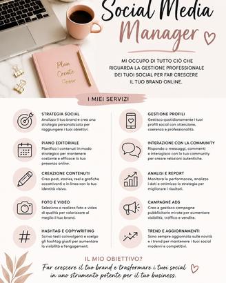 Social media menager