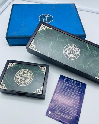 2 set scatole coreane in lacca