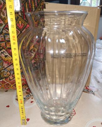 Vaso vetro vintage 30 cm