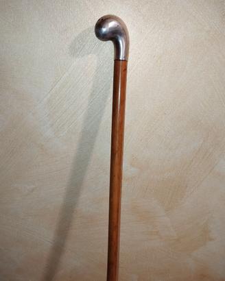 Bastone da passeggio pomello in argento metà 800
