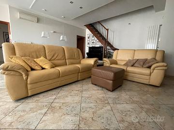 Salotto in pelle completo