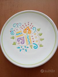 Piatto in ceramica da appendere