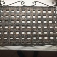 vassoio ferro battuto 