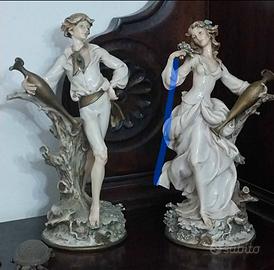 Coppia statue in capodimonte 