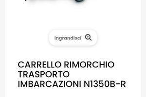 carrello barca regolabile da 4.50 fino 6 metri