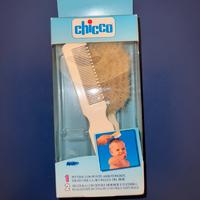 Spazzola e Pettine Neonato Chicco Originale Nuovo