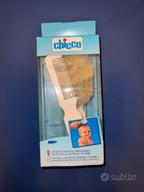 Spazzola e Pettine Neonato Chicco Originale Nuovo