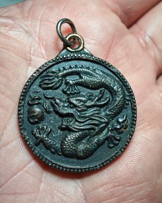 Ciondolo Medaglia Zodiaco Cinese Ø35mm Yin Yang