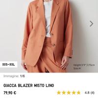 Completo UNIQLO - lino donna - taglia M