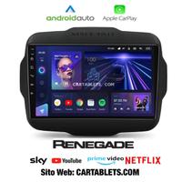 Navigatore Carplay 9 pollici touch JEEP RENEGADE