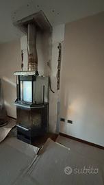 Camino a legna ventilato