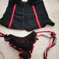 Guepiere set stile burlesque