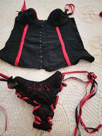 Guepiere set stile burlesque