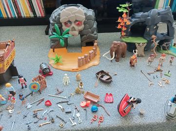 playmobile veliero pirati polizia uomo primitivo 