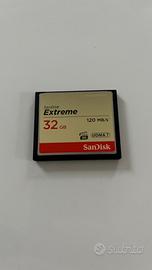 Sandisk Extreme compact flash 32GB