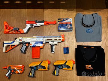 Set pistole e fucili giocattoli nerf