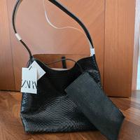 Borsa Zara in vera pelle