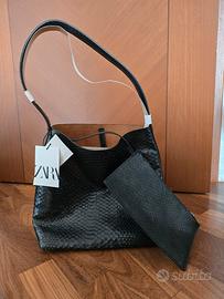 Borsa Zara in vera pelle